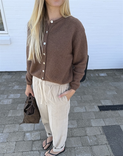 American Vintage - Vitow Cardigan - Chocolat Chine